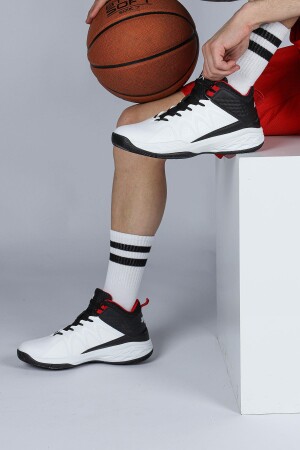 28652 Beyaz Genç Erkek Basketbol Spor Ayakkabısı - Jump (1)