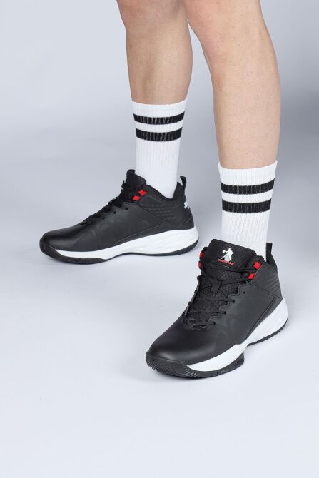 28652 Siyah - Beyaz Genç Erkek Basketbol Spor Ayakkabısı - 3