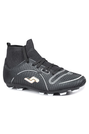 30201 Siyah Çoraplı Çim - Halı Saha Genç Krampon Futbol Ayakkabısı - 2