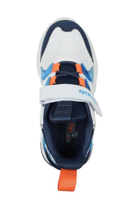 31103 Beyaz - Lacivert Sneaker Çocuk Spor Ayakkabı - 3