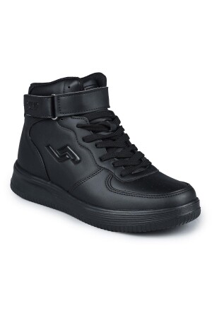 16308 Yüksek Bilekli Siyah Kadın Sneaker Günlük Spor Ayakkabı - 6