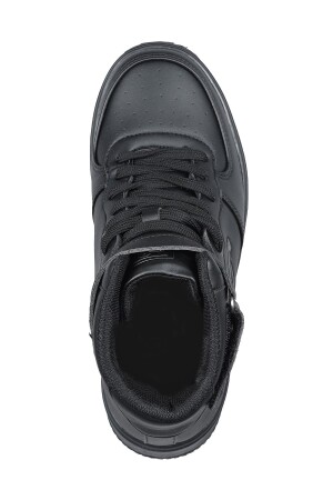 16308 Yüksek Bilekli Siyah Kadın Sneaker Günlük Spor Ayakkabı - 7