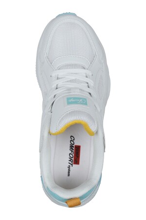 24711 Beyaz - Mint Yeşili Kadın Sneaker Günlük Spor Ayakkabı - 3