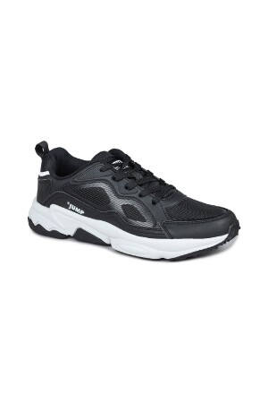 24712 Siyah - Beyaz Erkek Sneaker Günlük Spor Ayakkabı - 4