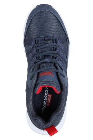 24865 Lacivert - Kırmızı Erkek Sneaker Günlük Spor Ayakkabı - 5