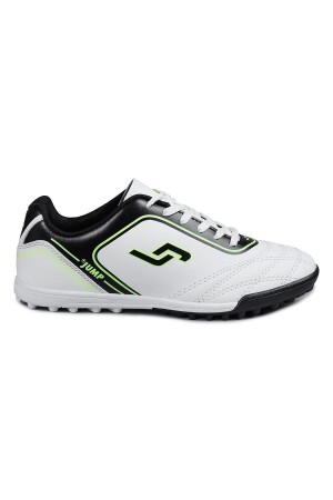 26753 Beyaz - Siyah Halı Saha Krampon Futbol Ayakkabısı - 1