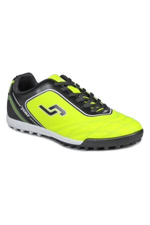 26753 Neon Sarı - Siyah Halı Saha Krampon Futbol Ayakkabısı - Jump (1)