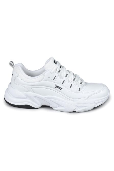 26776 Beyaz - Siyah Kadın Sneaker Spor Ayakkabı - 1