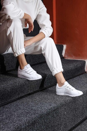 26835 Beyaz Kadın Sneaker Günlük Spor Ayakkabı - 4