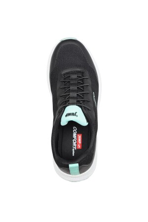 27360 Siyah - Mint Yeşili Kadın Sneaker Günlük Spor Ayakkabı - 7
