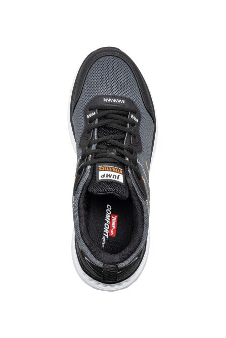 27401 Siyah - Gri Erkek Sneaker Günlük Spor Ayakkabı - 6