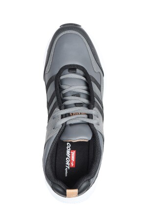 27693 Koyu Gri - Siyah Erkek Sneaker Günlük Spor Ayakkabı - 3
