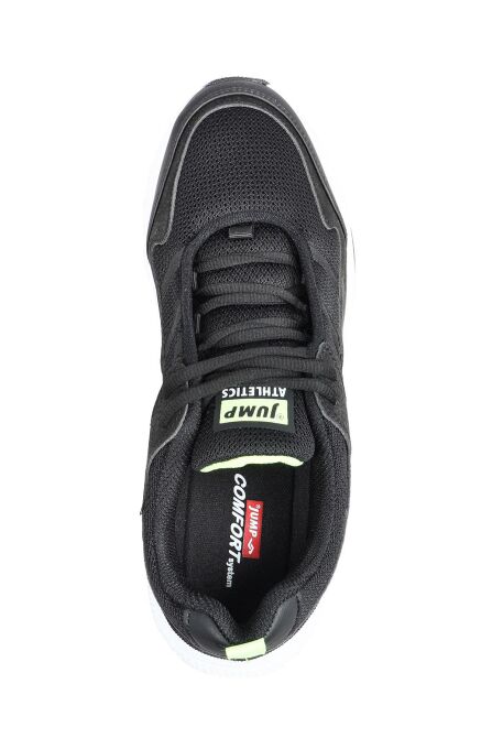 27693 Siyah - Neon Yeşil Erkek Sneaker Günlük Spor Ayakkabı - 3