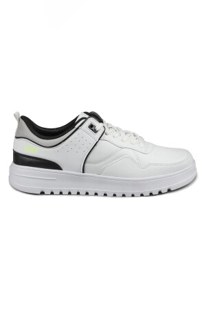 27762 Beyaz - Siyah Erkek Sneaker Günlük Spor Ayakkabı - 1