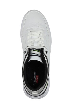 27762 Beyaz - Siyah Erkek Sneaker Günlük Spor Ayakkabı - 7
