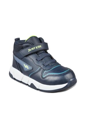 27824 Cırtlı Yüksek Bilekli Lacivert - Mavi Üniseks Çocuk Sneaker Günlük Spor Ayakkabı - Jump (1)