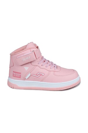 27835 Cırtlı Yüksek Bilekli Pembe Kız Çocuk Sneaker Günlük Spor Ayakkabı - 1