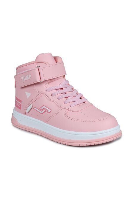 27835 Cırtlı Yüksek Bilekli Pembe Kız Çocuk Sneaker Günlük Spor Ayakkabı - 2