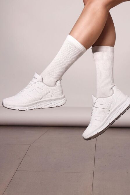27878 Beyaz Kadın Sneaker Günlük Spor Ayakkabı - 2