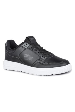 27952 Siyah - Beyaz Erkek Sneaker Günlük Spor Ayakkabı - Jump (1)