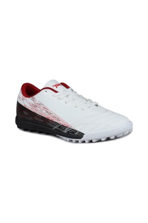 28004 Beyaz - Siyah Halı Saha Krampon Futbol Ayakkabısı - Jump (1)