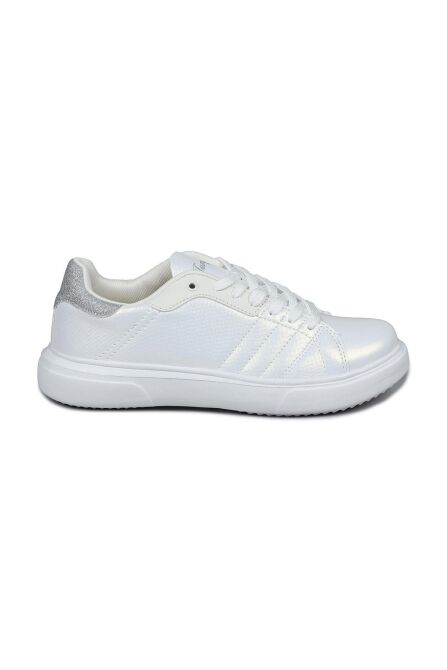 28054 Beyaz Kadın Sneaker Günlük Spor Ayakkabı - 1