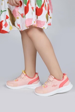 28106 Cırtlı Somon Pembe Kız Çocuk Sneaker Günlük Spor Ayakkabı - 3