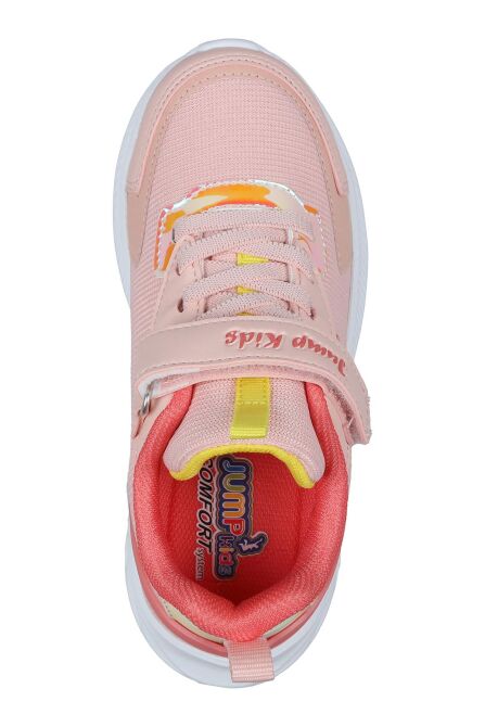 28106 Cırtlı Somon Pembe Kız Çocuk Sneaker Günlük Spor Ayakkabı - 5