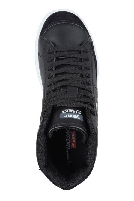 28148 Yüksek Bilekli Siyah Kadın Sneaker Günlük Spor Ayakkabı - 7