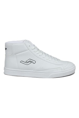 28166 Yüksek Bilekli Beyaz Erkek Sneaker Günlük Spor Ayakkabı 