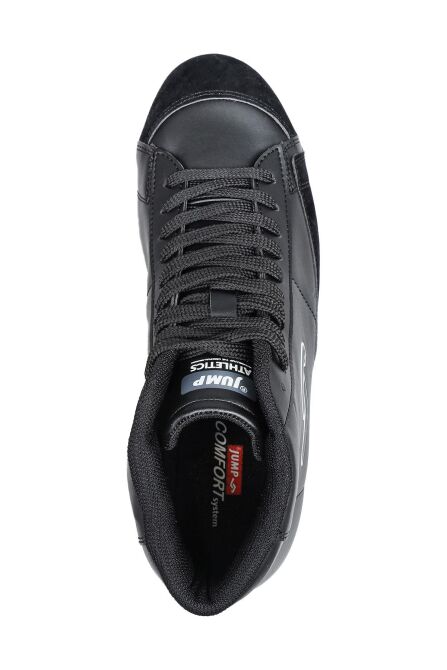 28166 Yüksek Bilekli Siyah - Beyaz Erkek Sneaker Günlük Spor Ayakkabı - 3