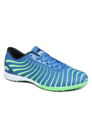 28368 Saks Mavi - Yeşil Halı Saha Krampon Futbol Ayakkabısı - Jump (1)