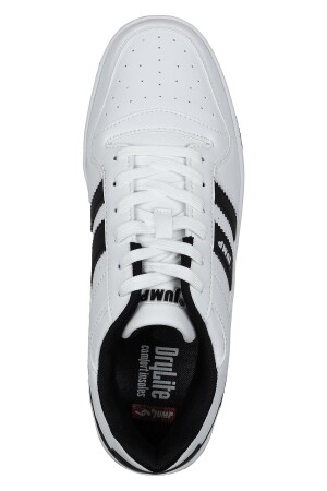 28505 Beyaz - Siyah Erkek Sneaker Günlük Spor Ayakkabı - 7