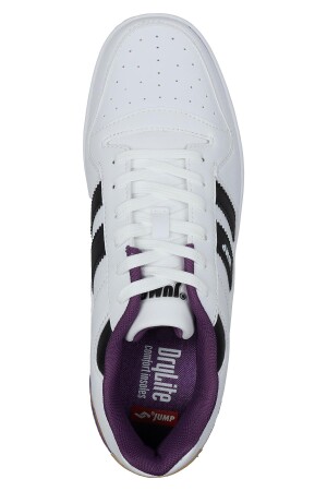 28505 Beyaz - Siyah - Mor Erkek Sneaker Günlük Spor Ayakkabı - 7