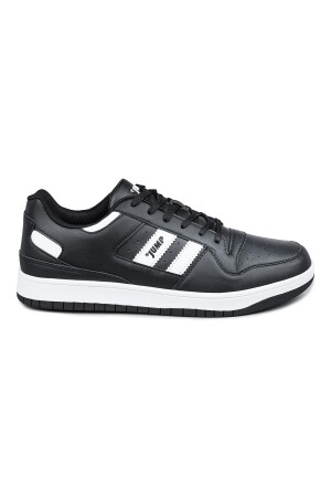 28505 Siyah - Beyaz Erkek Sneaker Günlük Spor Ayakkabı 