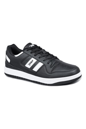 28505 Siyah - Beyaz Erkek Sneaker Günlük Spor Ayakkabı - 6