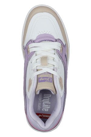28520 Beyaz - Bej - Lika Kadın Sneaker Günlük Spor Ayakkabı - 3