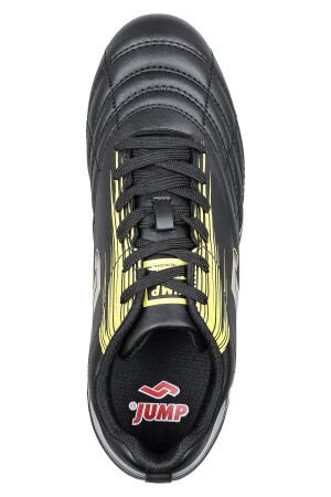 28593 Siyah - Neon Sarı Çim Halı Saha Krampon Futbol Ayakkabısı - 7
