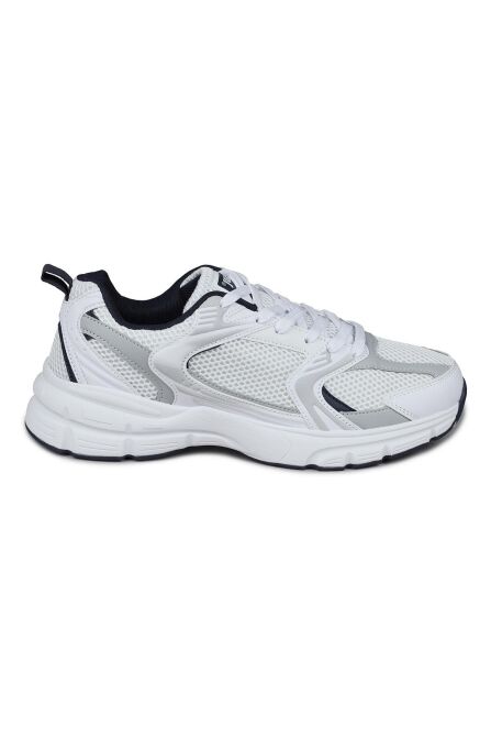 28627 Beyaz - Lacivert Erkek Sneaker Günlük Spor Ayakkabı - 1