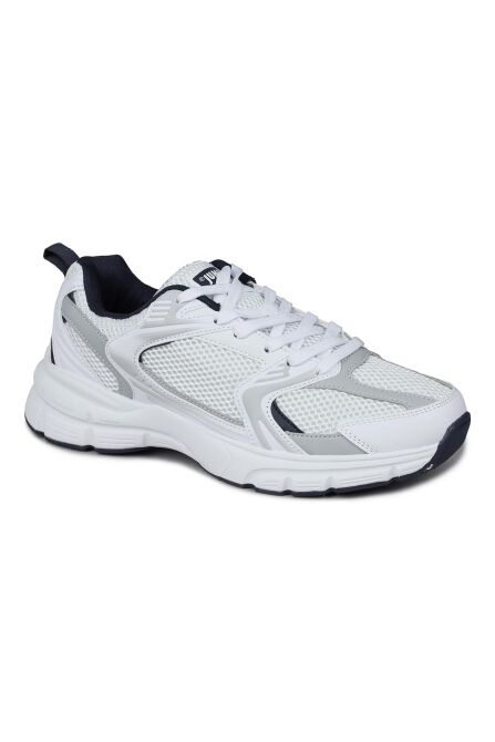 28627 Beyaz - Lacivert Erkek Sneaker Günlük Spor Ayakkabı - 7