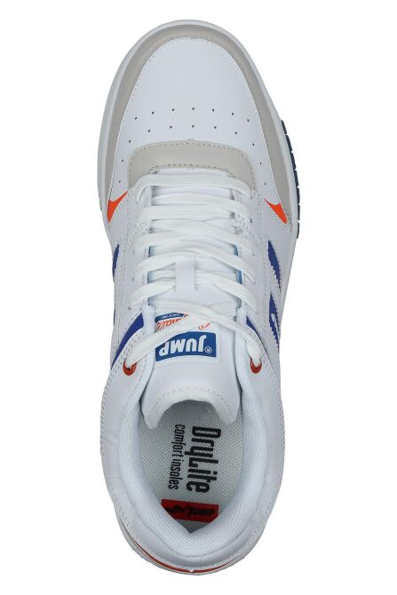 28693 Beyaz - Mavi Erkek Sneaker Günlük Spor Ayakkabı - 7