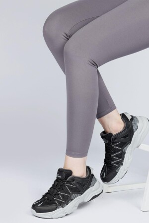 28701 Siyah - Beyaz Kadın Sneaker Günlük Spor Ayakkabı - 2
