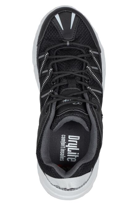 28701 Siyah - Beyaz Kadın Sneaker Günlük Spor Ayakkabı - 7