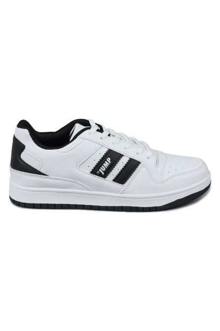 28709 Beyaz - Siyah Kadın Sneaker Günlük Spor Ayakkabı - 1
