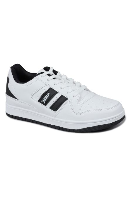 28709 Beyaz - Siyah Kadın Sneaker Günlük Spor Ayakkabı - 2