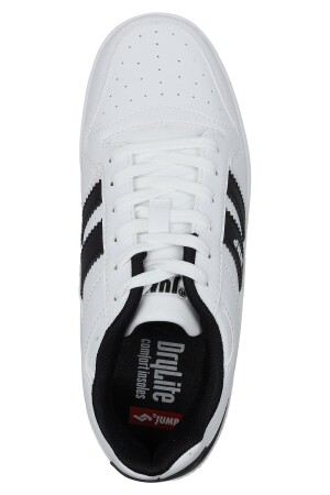 28709 Beyaz - Siyah Kadın Sneaker Günlük Spor Ayakkabı - 3