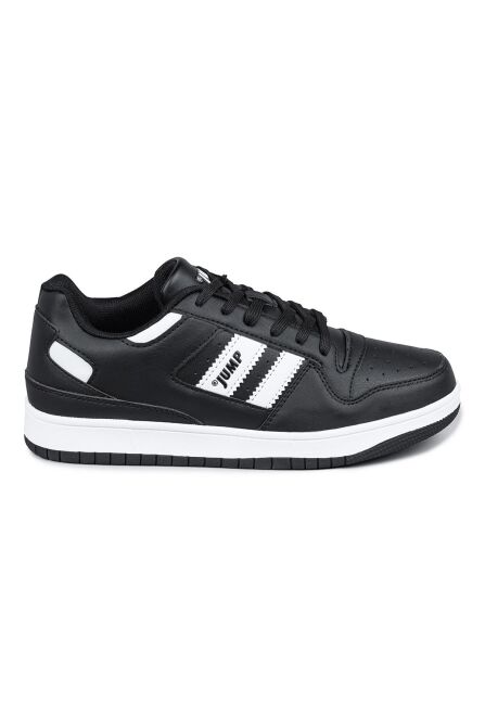 28709 Siyah - Beyaz Kadın Sneaker Günlük Spor Ayakkabı - 1