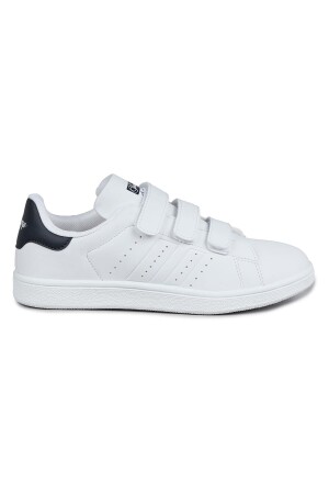 28711 Beyaz - Lacivert Kadın Sneaker Günlük Spor Ayakkabı - 1
