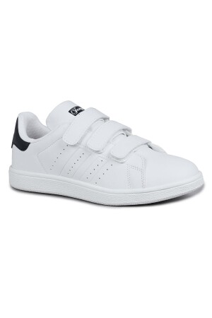 28711 Beyaz - Lacivert Kadın Sneaker Günlük Spor Ayakkabı - 7
