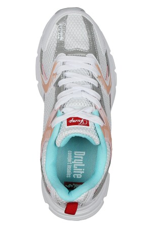 28712 Beyaz - Renkli Kadın Sneaker Günlük Spor Ayakkabı - 7